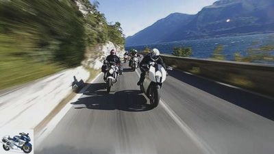 Autumn trip: with endurance test motorcycles