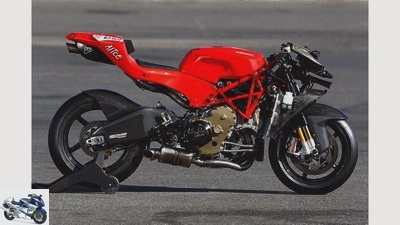 Hertrampf-Ducati Desmosedici D16RR Stoner in the test