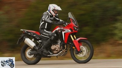 Honda Africa Twin (model year 2017) in the test