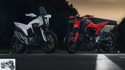 Honda CB 125 X and CB 125 M