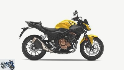 Honda CB 500 F model year 2021