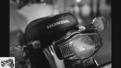 Honda CB 750 and Honda CB 1100 in the test