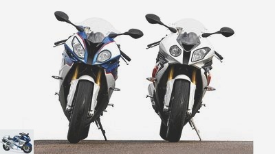 BMW S 1000 RR old versus new in the test