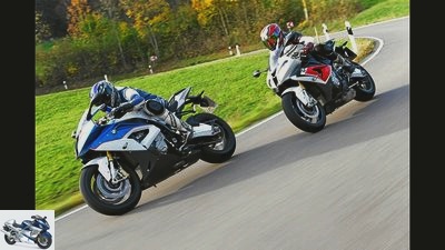BMW S 1000 RR old versus new in the test