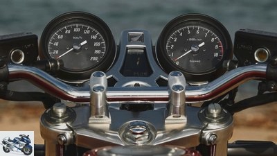 Honda CB 1100 RS, Kawasaki Z 900 RS and Yamaha XSR 900 in the test