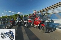 BMW, Kawasaki, Yamaha and Honda Tourer in comparison