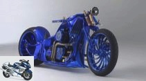 Bundnerbikes Blue Edition Softail