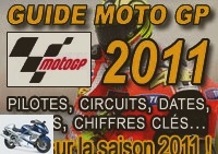 MotoGP - Moto GP Guide: all you need to know about the 2011 season! - Circuit sheets: characteristics and statistics