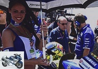 MotoGP - The sexiest umbrella girl at the Spanish GP -