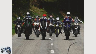 Test: eight bikes for the country road