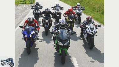 Test: eight bikes for the country road