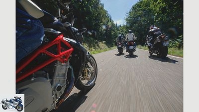 Brutale 1090, 1190 Adventure, YZF-R1, Ducati Diavel in the test