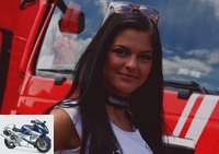 MotoGP - The sexiest umbrella girl at the Italian Grand Prix -