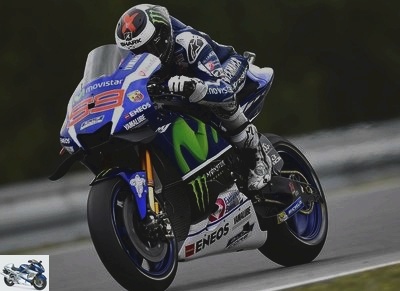 MotoGP - Lorenzo and Rossi dominate the MotoGP test day in Brno - Lorenzo reassures himself, Rossi and Marquez assure