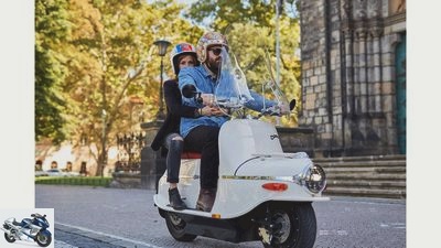 Cezeta Type 506 electric scooter: oldie reissued