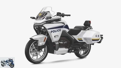 CF Moto 300GT-E: Electric police motorcycle