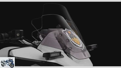 CF Moto 300GT-E: Electric police motorcycle