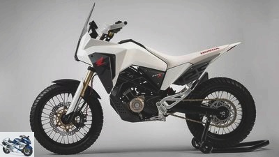 Crossover bike from Honda with 650 in-line four-cylinder