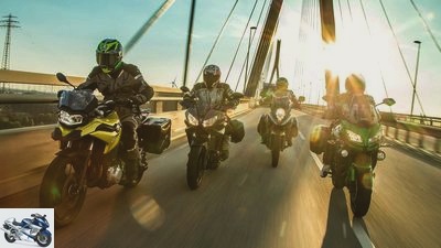 Crossover motorcycles put to the test