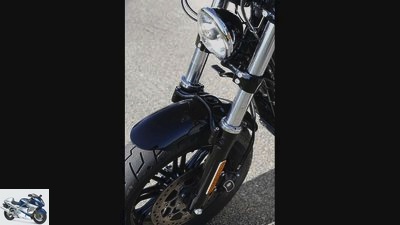 Cruiser comparison test Harley-Davidson Forty-Eight, Indian Scout, Victory Gunner