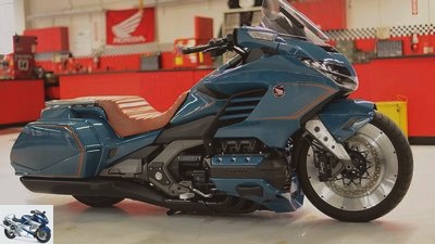 Custom Honda Gold Wing: Extremely cool as a Cool Wing