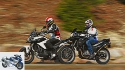 Honda NC 700 X and BMW G 650 GS - entry-level motorcycles put to the test