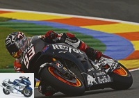 MotoGP - Marquez wins at the end of the 2015 MotoGP tests in Valencia -
