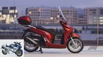 Honda SH 350i 2021: Large wheel scooter is being renovated