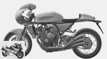 Honda six-cylinder retro model