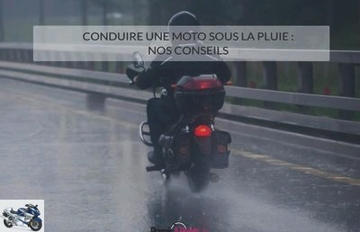 Our tips for riding a motorcycle in the rain