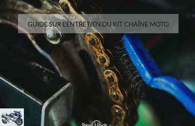 Our advice for the maintenance of the motorcycle chain kit