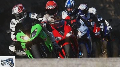 Honda, Kawasaki, Suzuki, Yamaha, Triumph