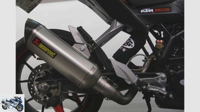 Endurance test interim results of the KTM 125 Duke