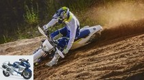 Husqvarna sport enduros of the model year 2017 in the driving report