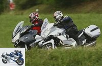 Tourer comparison test Moto Guzzi Norge and BMW R RT