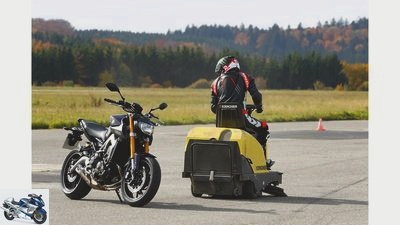 Yamaha MT-09 in the top test