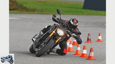 Yamaha MT-09 in the top test