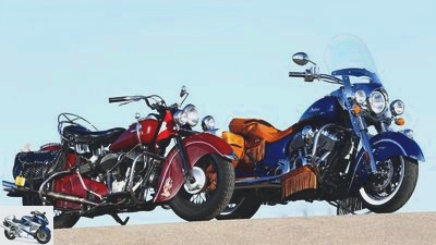 Indian Chief from 1946 and Indian Chief Vintage 2014