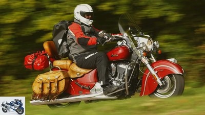 Indian Chief Vintage in the 50,000 km endurance test