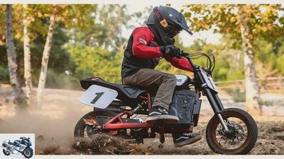Indian eFTR Jr .: electric motorcycle for children