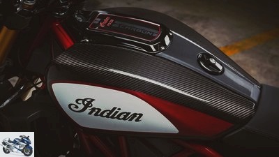 Indian FTR 1200 Carbon: Noble carbon fiber version based on FTR 1200