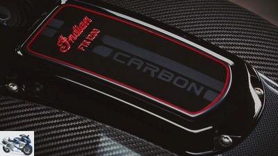 Indian FTR 1200 Carbon: Noble carbon fiber version based on FTR 1200