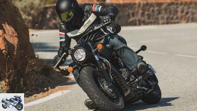 Indian Scout Bobber in the driving report