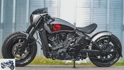 Indian Scout Bobber Newchurch Three by Wunderkind-Custom
