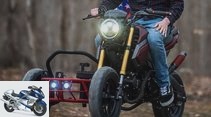 Industrial Moto LLC Project CIS: Honda Grom with sidecar