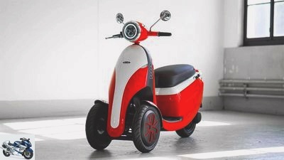 Microletta three-wheel electric scooter: prototype presented
