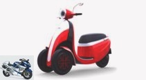 Microletta three-wheel electric scooter: prototype presented