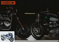 News - Triumph factory preparations: Bobber or Scrambler? - Competition internally and on the internet