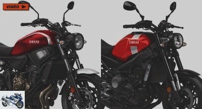 New - The Yamaha XSR700 and XSR900 get a splash of red for 2018 - Used YAMAHA