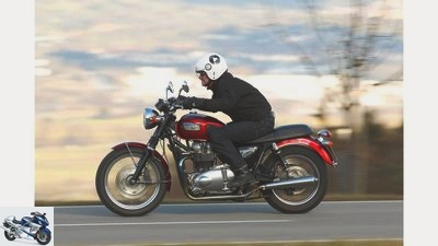 Triumph Bonneville by Ulf Penner in the test